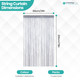 String Curtain Panel - Silver